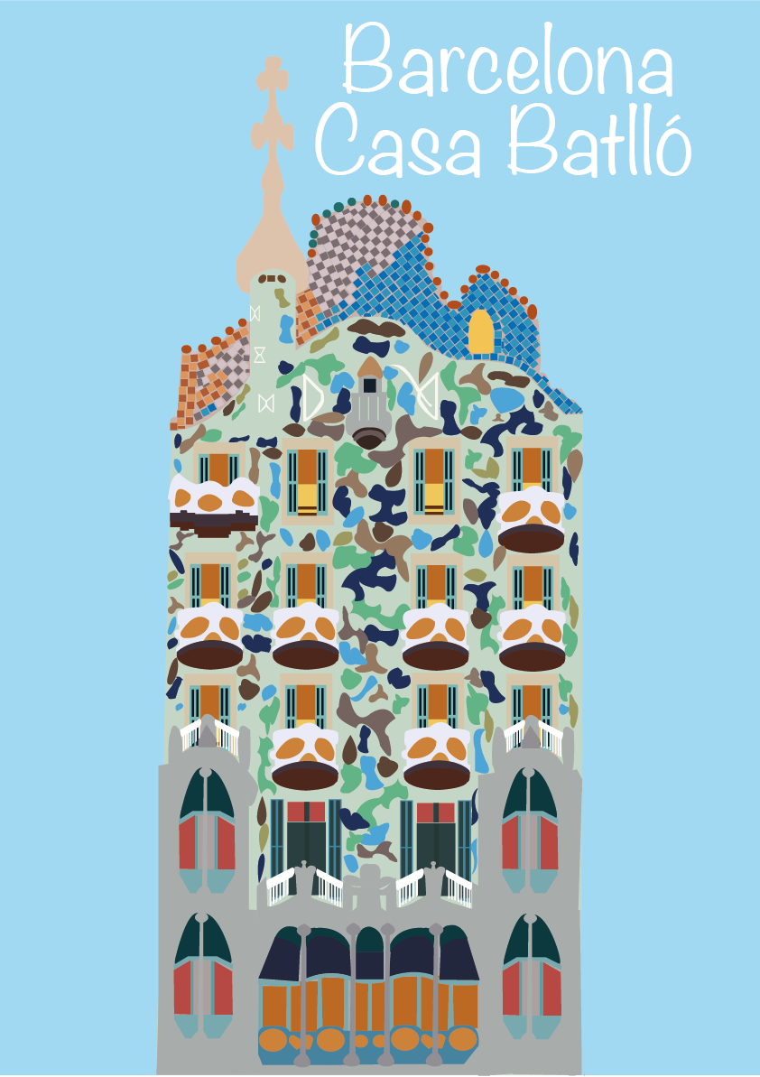 Affiche-Casa-Batllo-Emeline-RAIVARD